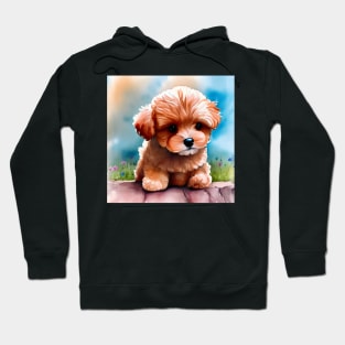 Cute Maltipoo Puppy Art 2 Hoodie